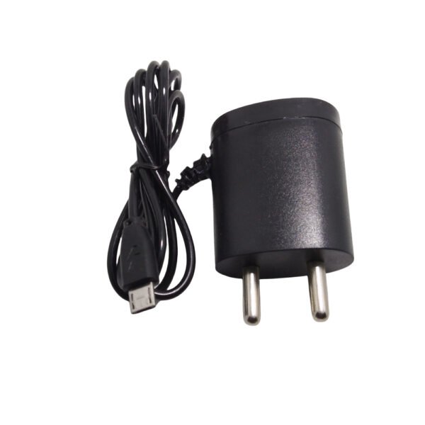 Blazify Mobile Charger 1.5 Ampere 5.0 Voltage Single Micro USB Male Pin Black Color with Input of 100-240 Voltage 4