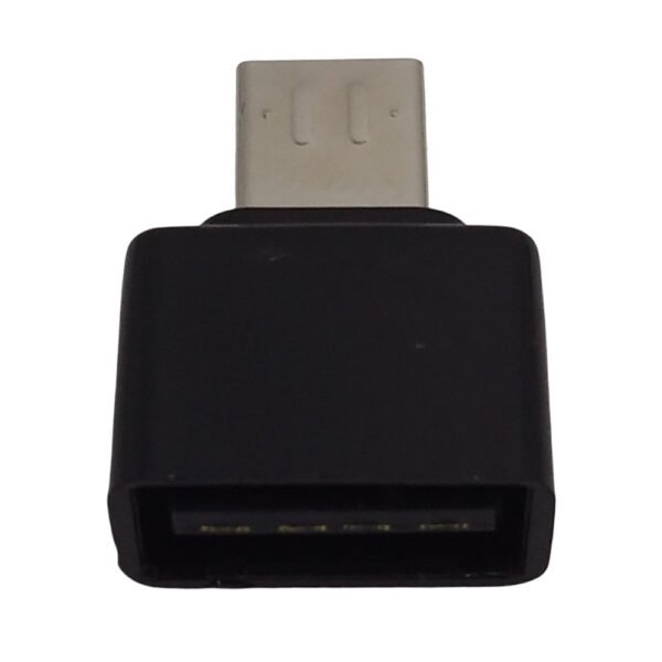 Blazify Micro USB Male to USB 2.0 Female OTG Adapter Black Color 4