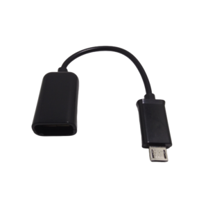 Blazify Micro USB Male to USB 2.0 Male OTG Adapter Short Cable Cable in Black Color 1
