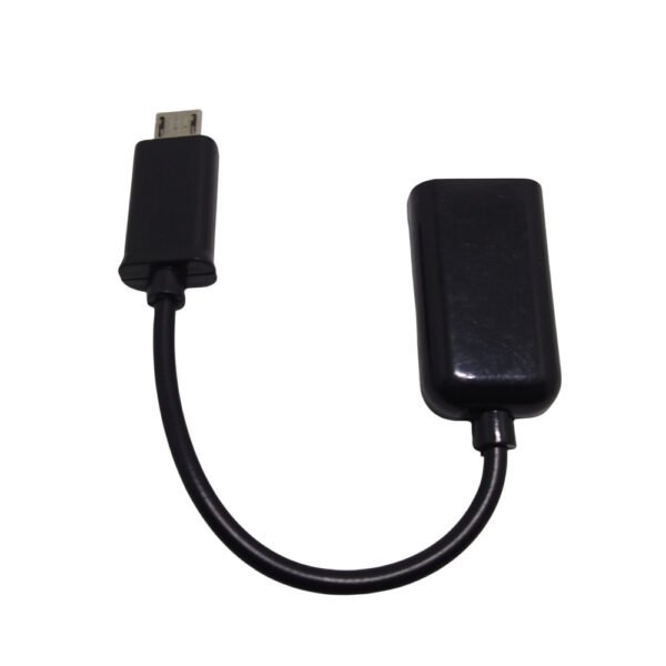 Blazify Micro USB Male to USB 2.0 Male OTG Adapter Short Cable Cable in Black Color 4