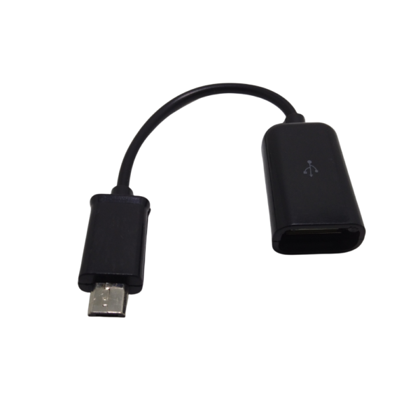 Blazify Micro USB Male to USB 2.0 Male OTG Adapter Short Cable Cable in Black Color 3