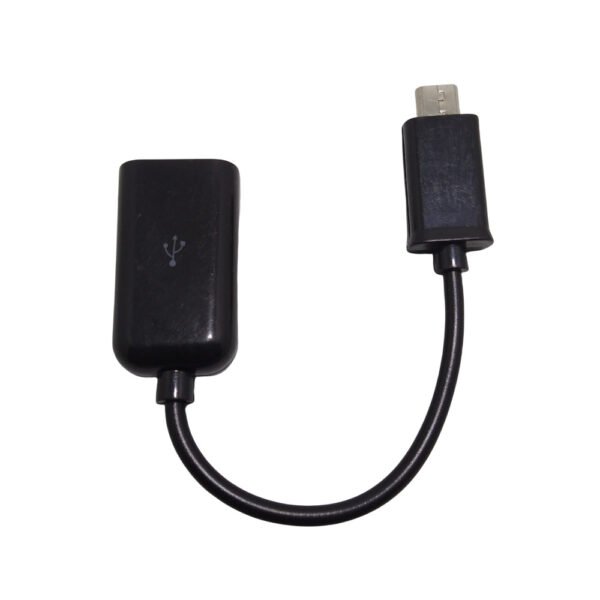Blazify Micro USB Male to USB 2.0 Male OTG Adapter Short Cable Cable in Black Color 2