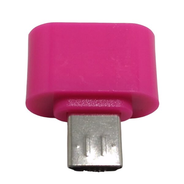 Blazify Micro USB Male to USB 2.0 Female OTG Adapter Multi Color 6