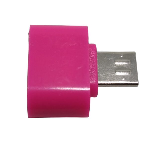 Blazify Micro USB Male to USB 2.0 Female OTG Adapter Multi Color 5