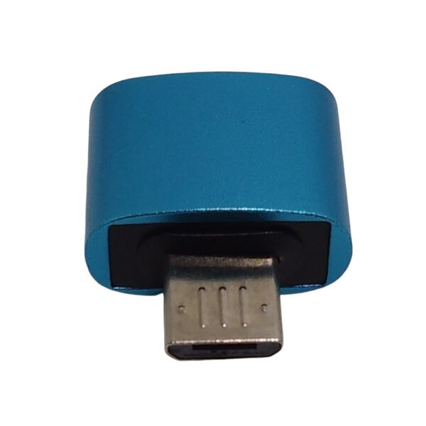 Blazify Micro USB Male to USB 2.0 Female OTG Adapter Multi Color 4