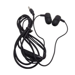 Blazify Earphone Wired Handfree for Mobiles, Smartphones, Laptop, and Desktop Black Color A6 1