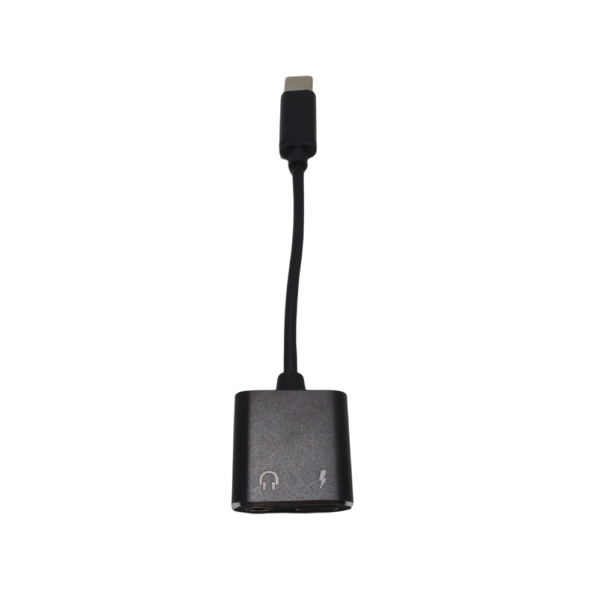 Blazify Type-C to 3.5 Mm Aux Audio & USB Charging Splitter 1