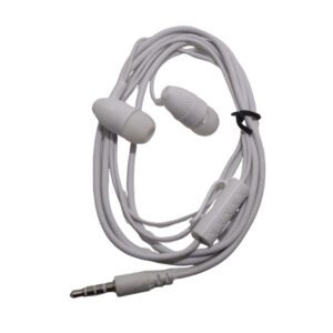 Blazify Handfree for Mobiles, Smartphones, Laptop, and Desktop Wired Earphone White Color 1